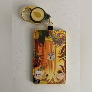 Disney Pixar Up Paradise Falls Retractable Lanyard Keychain BoxLunch NWT